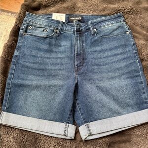 DKNY Dark Blue Denim Shorts